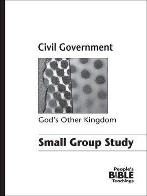 cover image of Civil Government Small Group Study